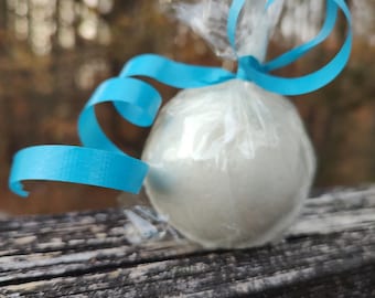 UNSCENTED Premium Large Bath Bomb fragrance-free color-free Made with epsom salts baking soda olive oil citric acid