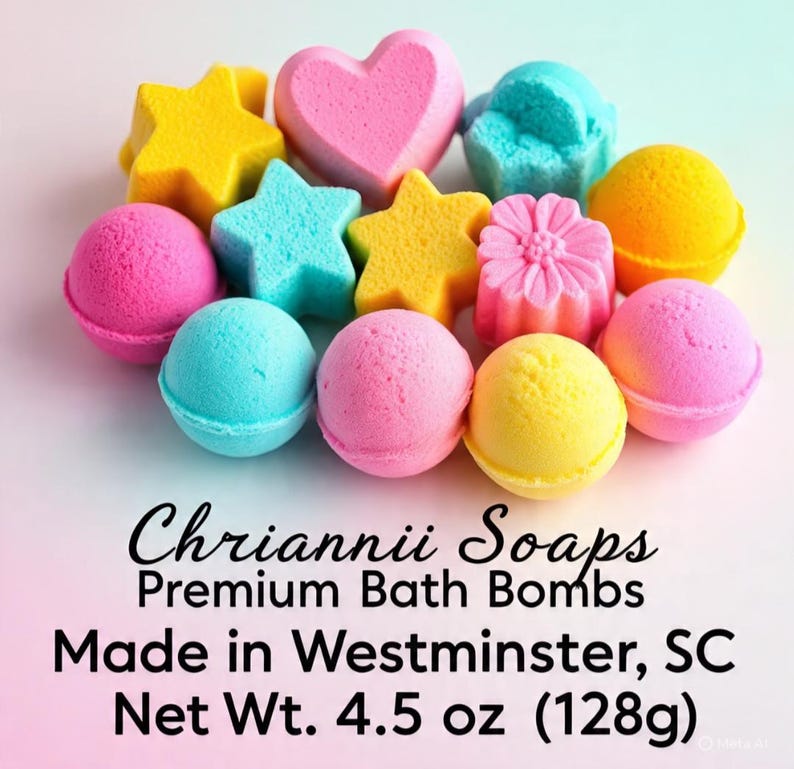 UNSCENTED BATH BOMB • Fragrance Free & Color Free • Large 5oz Pure Bath Fizzer • No Dyes No Scent • Minimalist Bath Soak Gift image 5