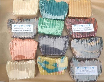 IMPERFECTLY PERFECT Artisan Soap Bars - Discounted Plant-Based Mystery Soap Bar - High Lather Traditional Soap Clearance