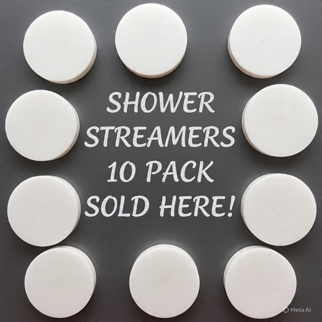 Handcrafted Aromatherapy Shower Steamers 10 Pack - Essential Oil Shower ...