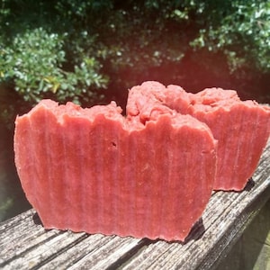 STRAWBERRIES & CREAM Premium Homemade Soap Bar moisturizing clean fresh cleansing