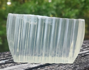 Jabón en barra de aloe y aceite de oliva - Jabón artesanal sin perfume - Jabón limpiador - Jabón espumoso de abundante espuma