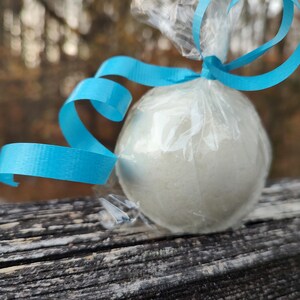 UNSCENTED BATH BOMB • Fragrance Free & Color Free • Large 5oz Pure Bath Fizzer • No Dyes No Scent • Minimalist Bath Soak Gift image 10