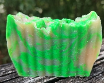 KOKOSLIME Tvål - Handgjord doftande tvål - Tropisk citrus kroppsrengöringsbar - Rikt krämigt lödder - Lyxig gästtvålgåva