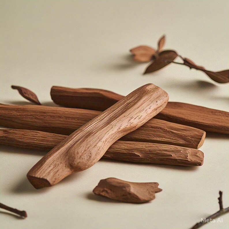 Peut inclure: Gros plan sur un tas de cinq b&acirc;tonnets en bois, tous de couleur brune et &agrave; la texture naturelle et rugueuse. Les b&acirc;tonnets sont dispos&eacute;s en un tas d&eacute;sordonn&eacute;, un b&acirc;tonnet &eacute;tant pos&eacute; sur les autres.