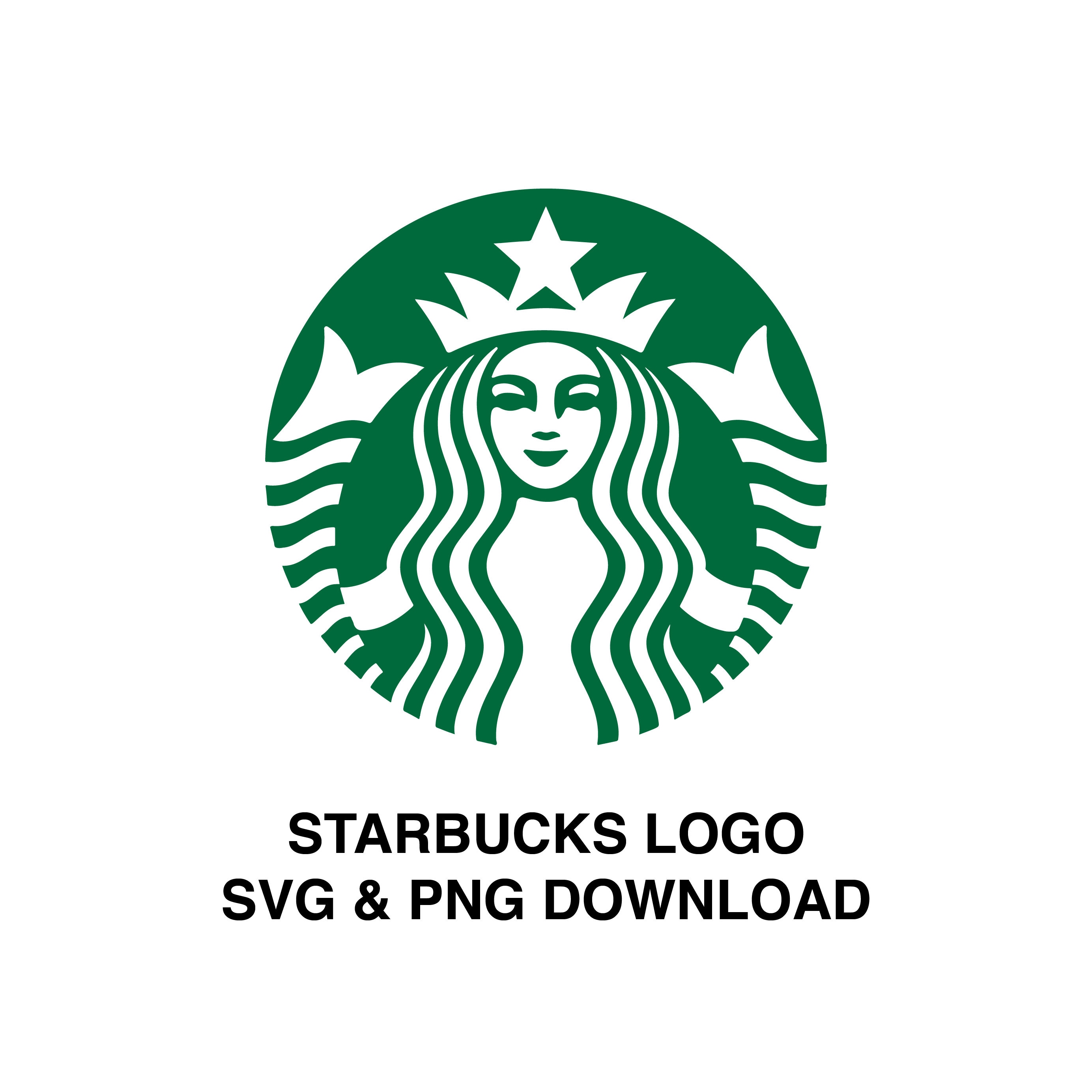 Starbucks Logo SVG, Starbucks Logo PNG Etsy.de