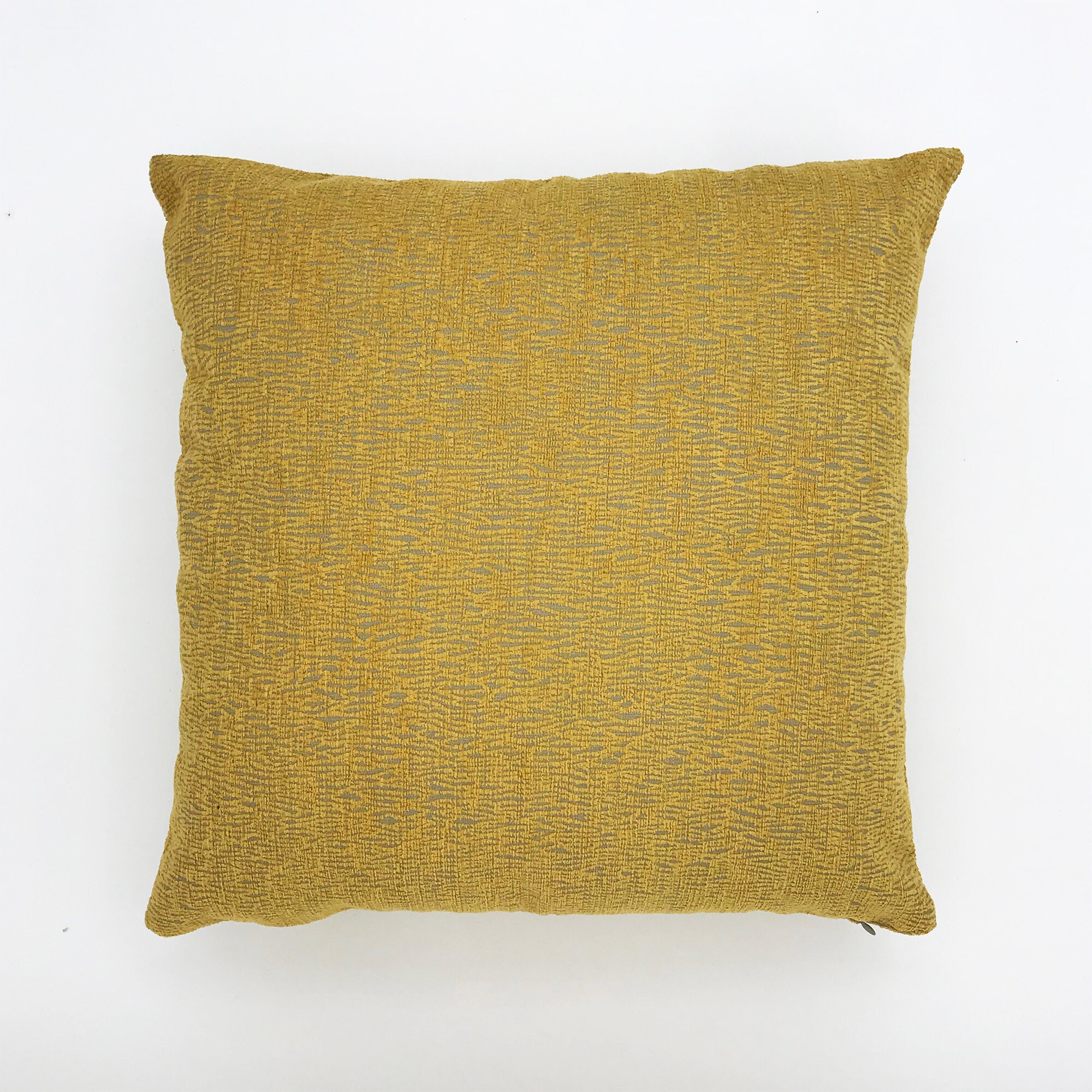 Yellow Textured Pattern Pillow Cover / Wavy yellow embroidery | Etsy