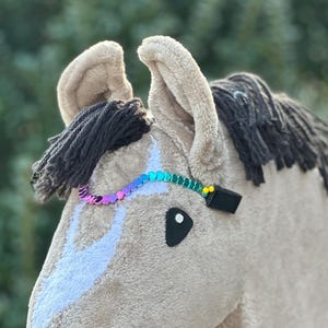 Beaded Browband | Hematite Browband | Hobby Horse Tack | Accessories