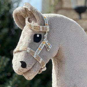 Hobbyhorse Western Bridle | Hobby Horse Tack | Flower Pattern Bosal Bridle