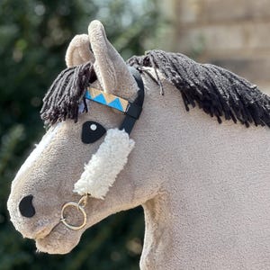 Hobbyhorse Racing Bridle | Painted Racing Tack | Hobby Horse Tack