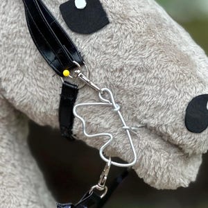 Butterfly Pelham Hobbyhorse Bit  | Hobby Horse Tack | Horse Bits | Stick Horse Equipment | Hobbyhorse Bridle