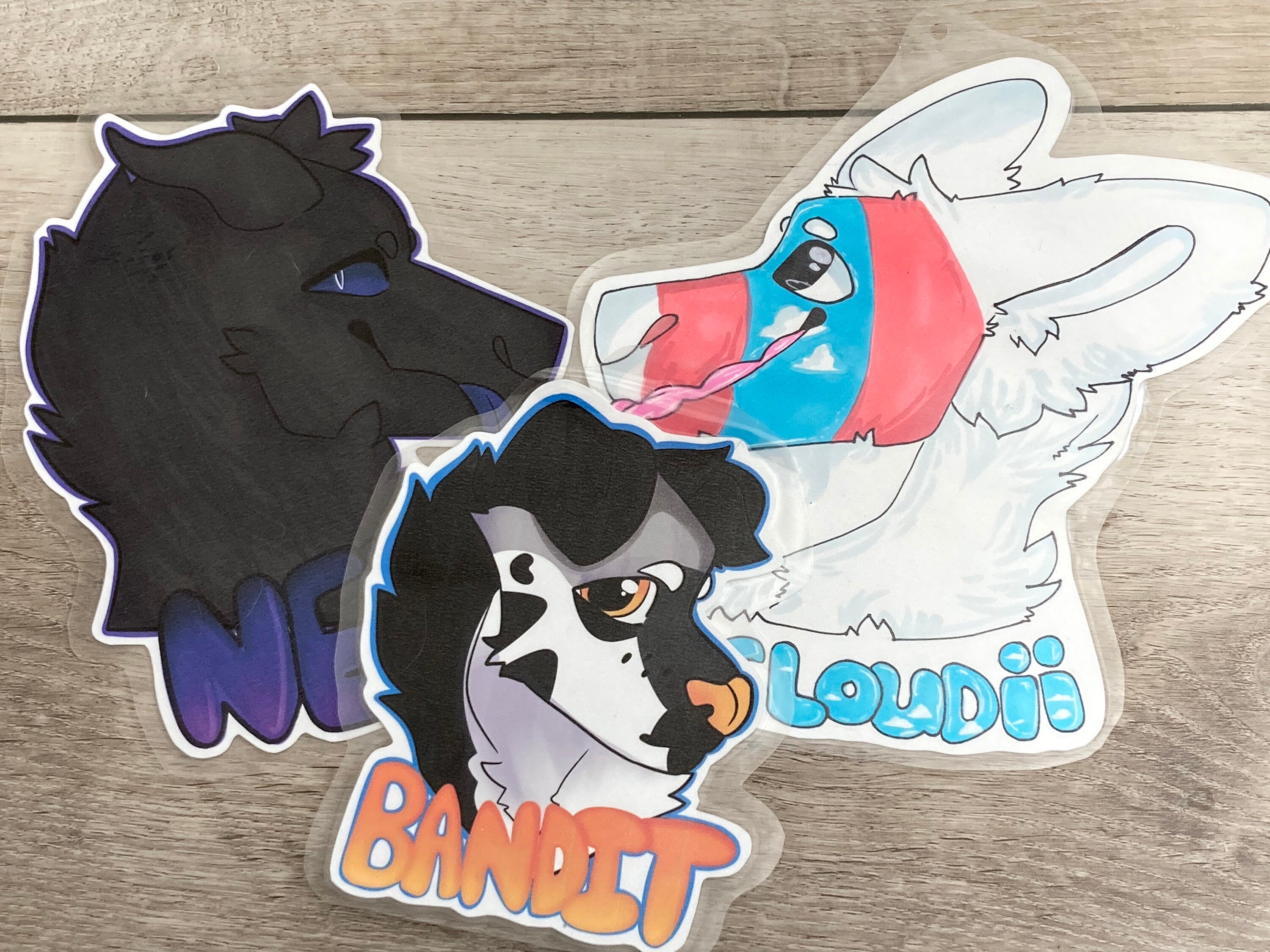 Custom Furry Badge Fursuit Badge Furry Badge Commission - Etsy