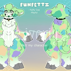 Fursona Reference Sheet Commission - Custom Ref Sheet Art - Furry Art - Character Commission | Fursona Commission