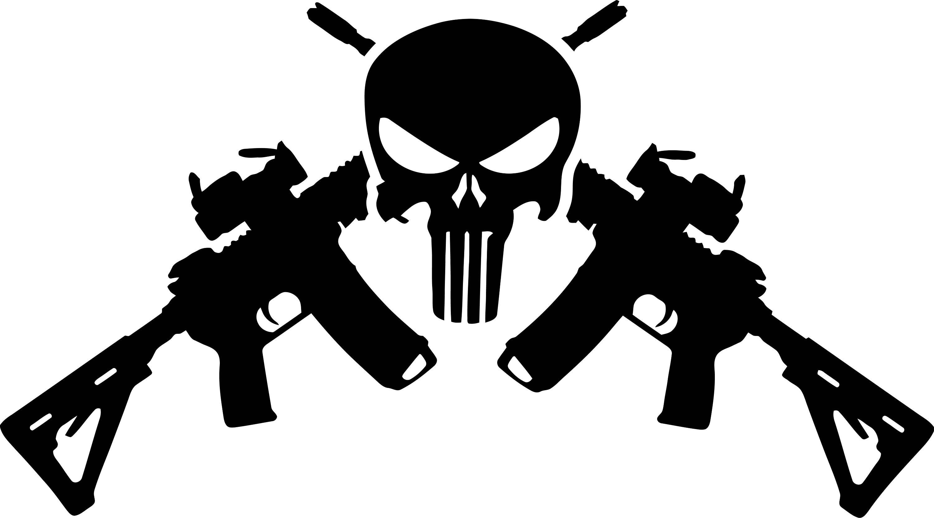 Punisher Skull Ar 15 Svg Ai Png Etsy Finland