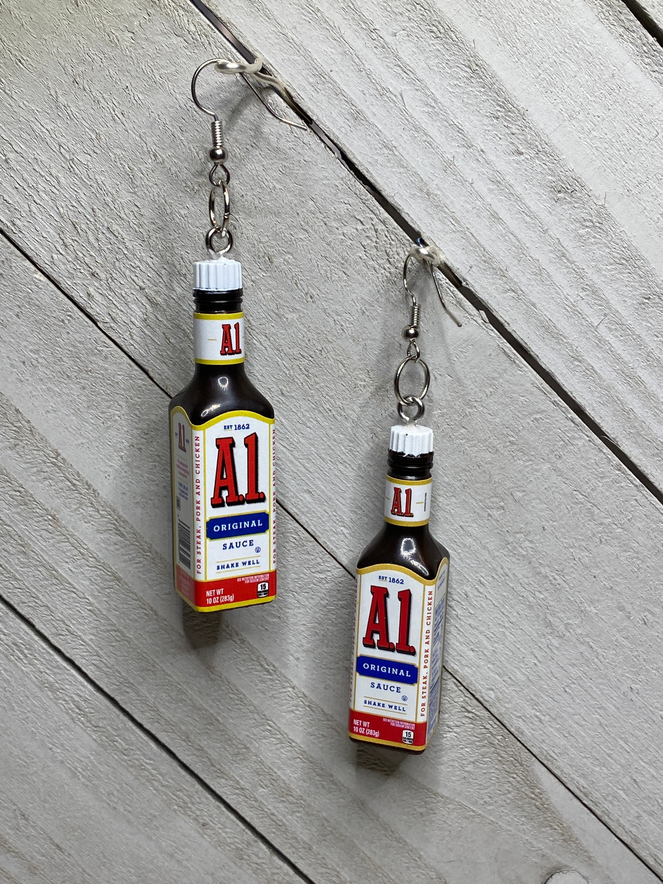 A1 Steak Sauce Earrings Mini Brands Etsy