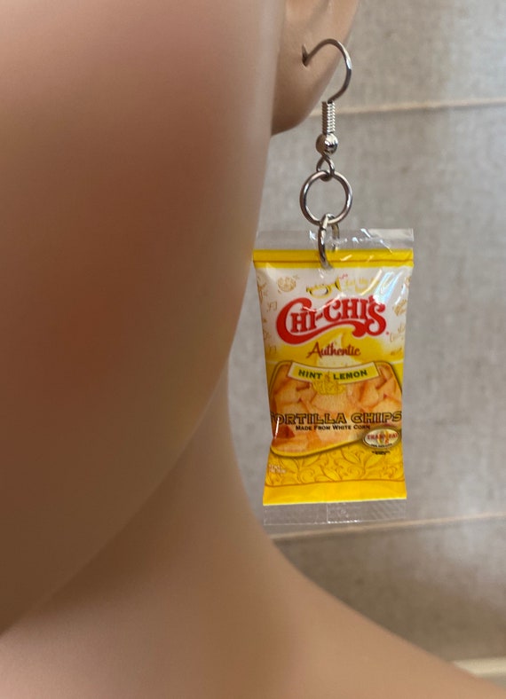 Chi Chis Tortilla Chip Bag Earrings Etsy