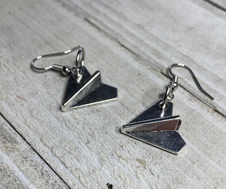 Paper Airplane earrings