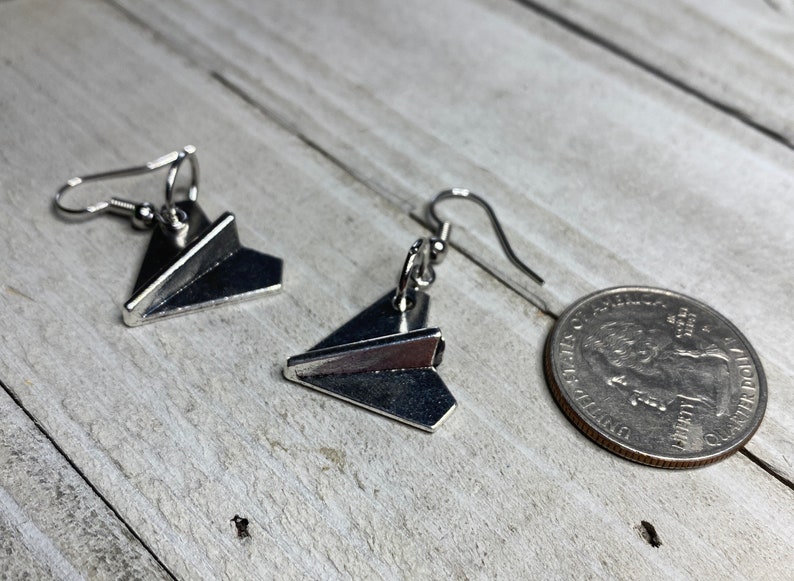 Paper Airplane earrings