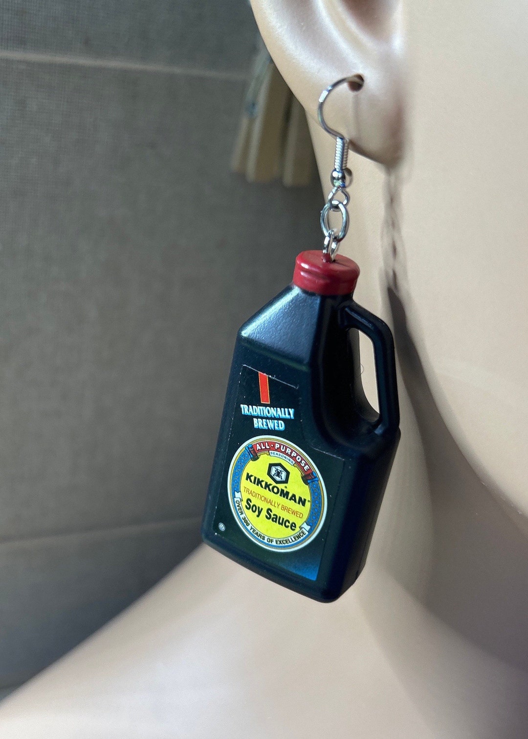 Kikkoman Soy Sauce Jug really Bigearrings Etsy UK