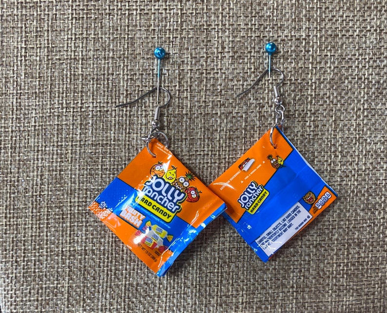 Jolly Ranchers Hard Candy Bag Earrings Etsy