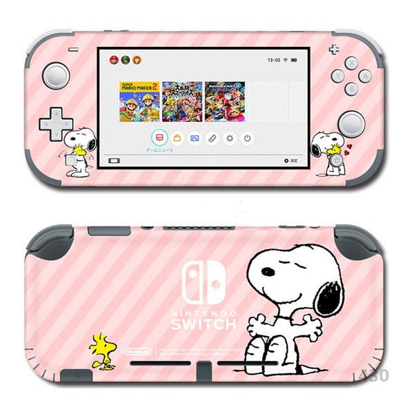 Multiple Colors Decal Snoopy Sticker Nintendo Switch OLED Skin Switch Lite Sticker Full Wrap Skin for Switch Nintendo Switch Lite Skins