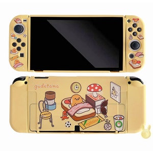 Gudetama Nintendo Switch Oled-hoesje Shell - beschermhoes - zachte schakelaarbeschermer - Switch Oled-hoesje Shell-hoes - Switch Lite-hoesje