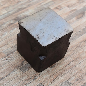 Vintage Style Blacksmith Hardy Steel Solid Square Head Anvil Tinsmith Silversmith Jewelers Anvil Forging Workshop Tool 10.7 Lbs