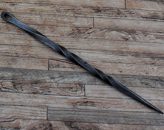 Vintage Handforged Damascus Steel Twisted Marlin Spike, Nautical Decor (8.5 inch)