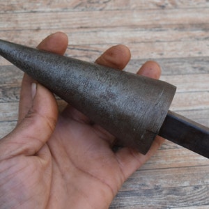 Vintage All Steel Cone Anvil, 5&quot; x 2&quot; inch, Blacksmith Tinsmith Anvil Silversmith Jewelry Making Cone Anvil Workshop Tool 32 Oz
