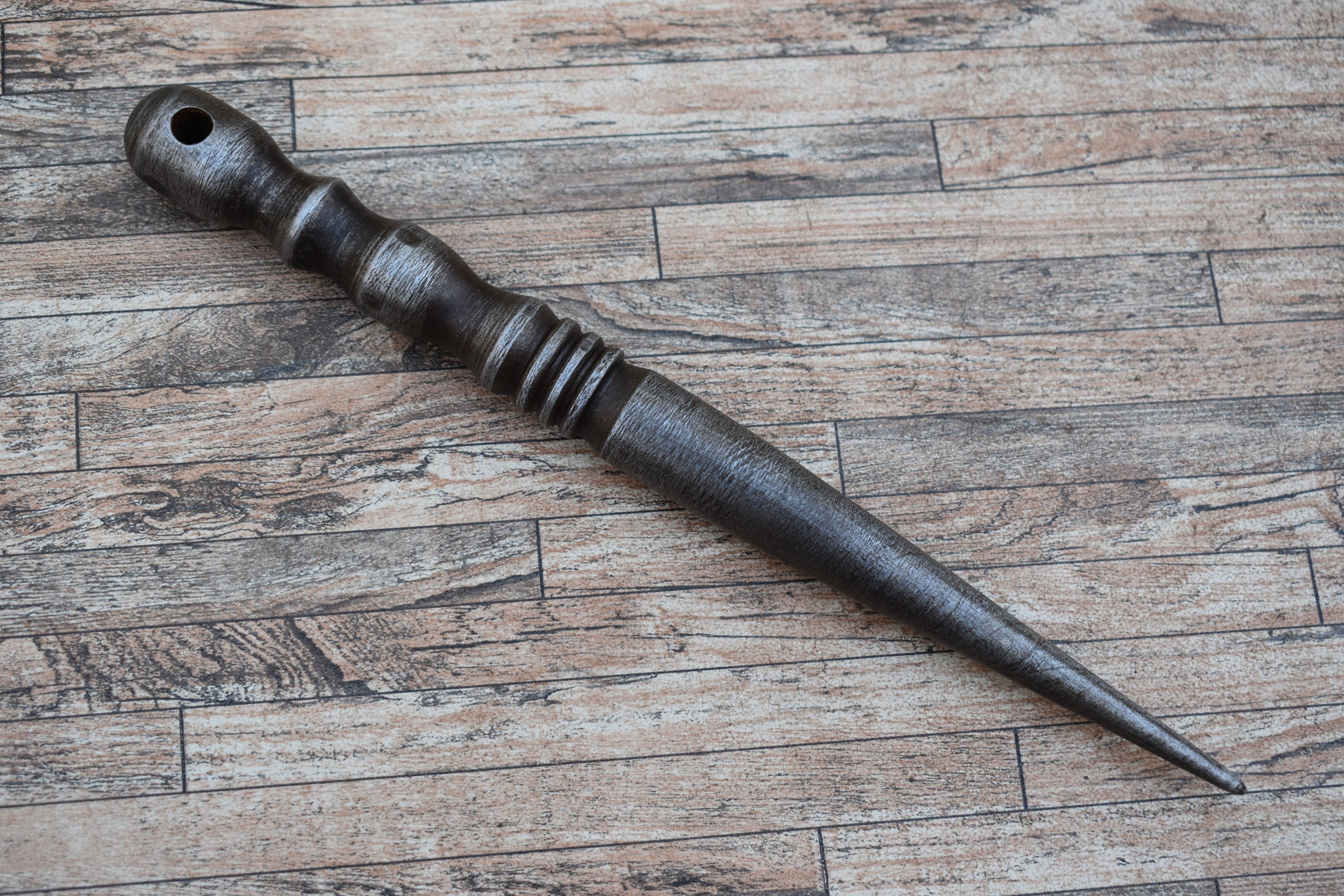 Vintage Style Handmade Iron Marlin Spike Hitch Nautical Marine Seamen Splicer Sailor Rope Fid Tool Farm Barn House Decor 9"