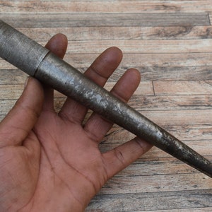 Vintage Steel Silversmith Tinsmith Blacksmith Jewelry Ring Making Tapered Cone Anvil Steel Wire Wrapping Mandrel Workshop Tool 17.10 Oz