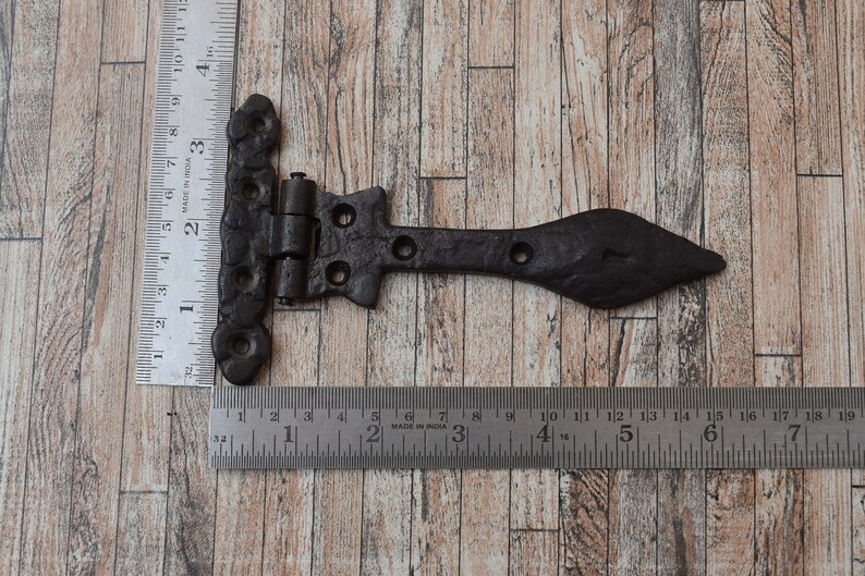 4pcs Vtg Cast Iron Gate Hinges Door Hinges Farm Barn Hinges Hardware ...