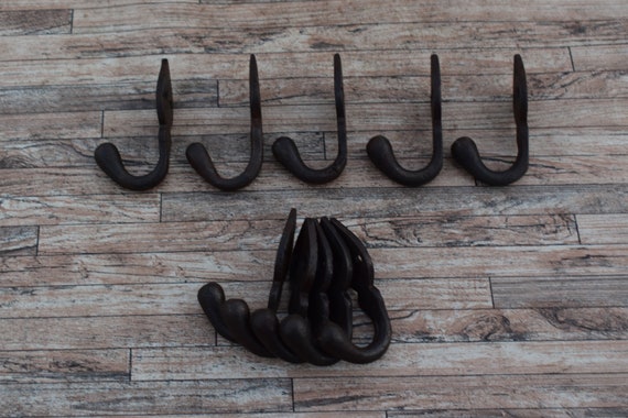 Heveer Ganci Appendiabiti Legno Parete Cappotto Gancio Per Cappotti Appesi Cappello Sciarpe Giacche Cuffia Decorazione Ingresso 6 Pezzi - Foto 2