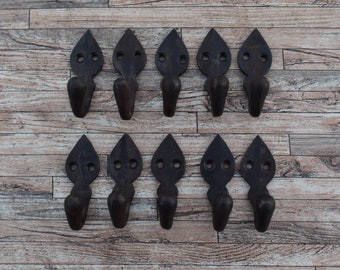 Heveer Ganci Appendiabiti Legno Parete Cappotto Gancio Per Cappotti Appesi Cappello Sciarpe Giacche Cuffia Decorazione Ingresso 6 Pezzi - Foto 13