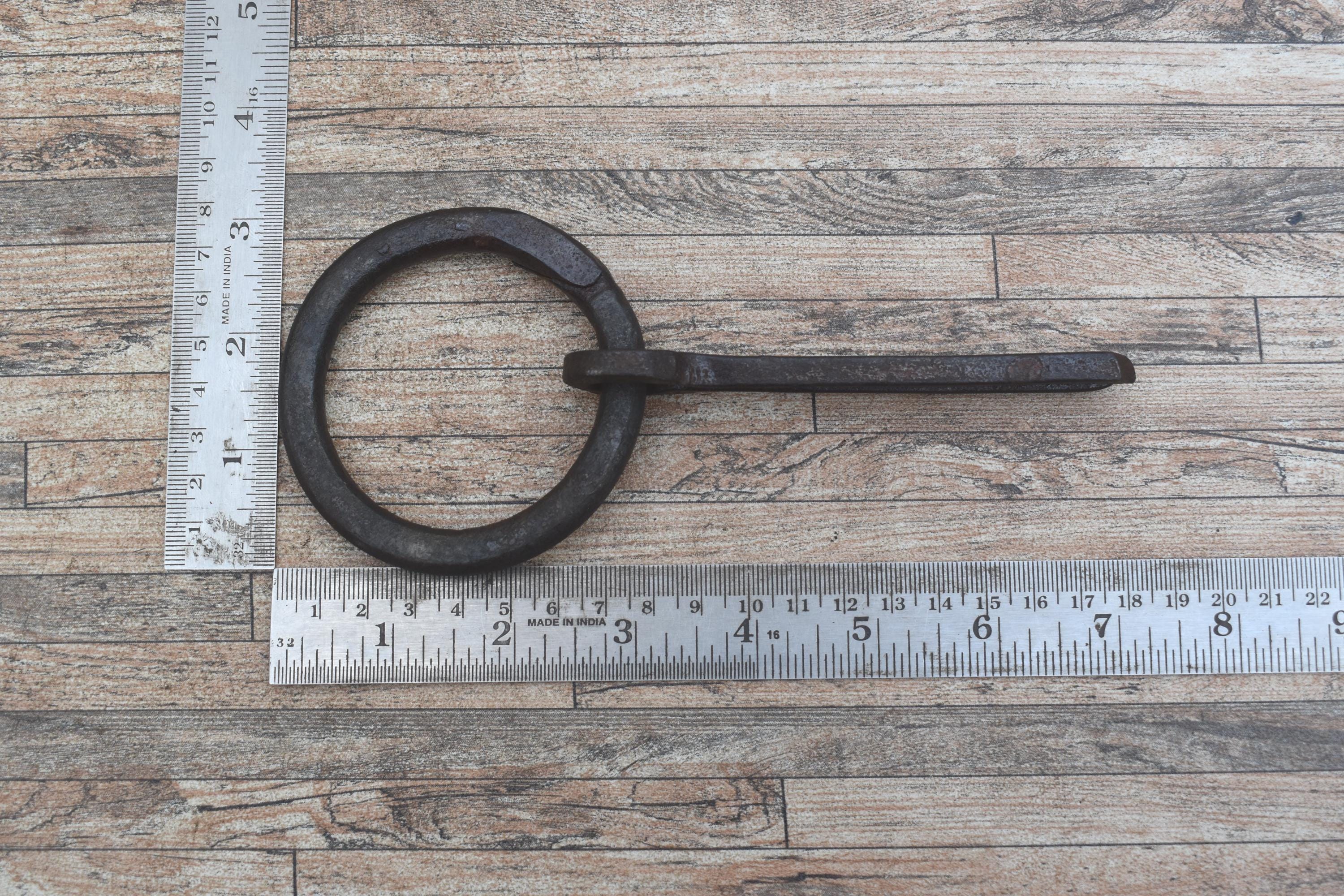 JINGLING Anelli Per Legare Cavalli In Ferro – Piastra Con Viti Per Stalle E Pascoli - 2