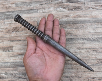 Handmade Iron Marlin Spike Rope Fid Tool - Nautical Farmhouse Decor