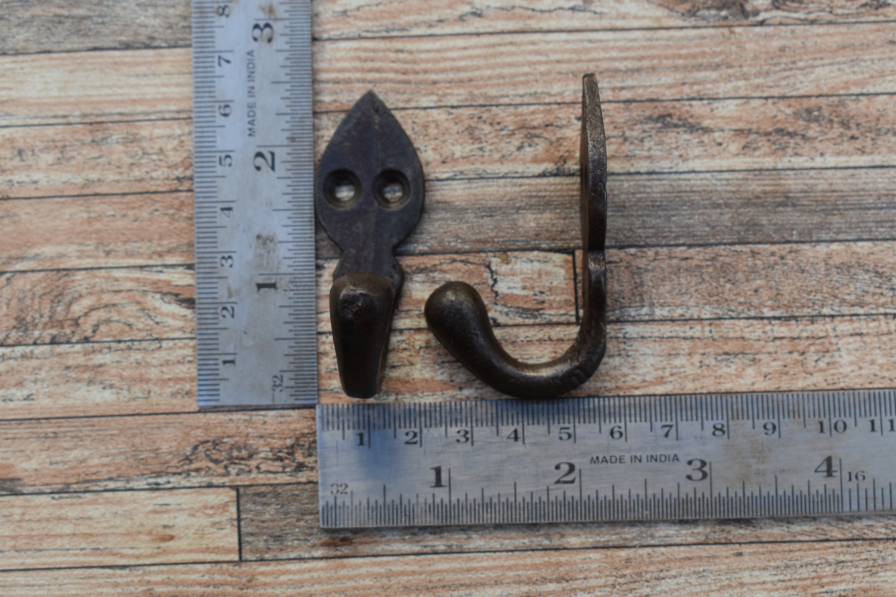 Antico Porta Cappotti IN Ghisa E Legno Restauro Decorazione - Foto 10