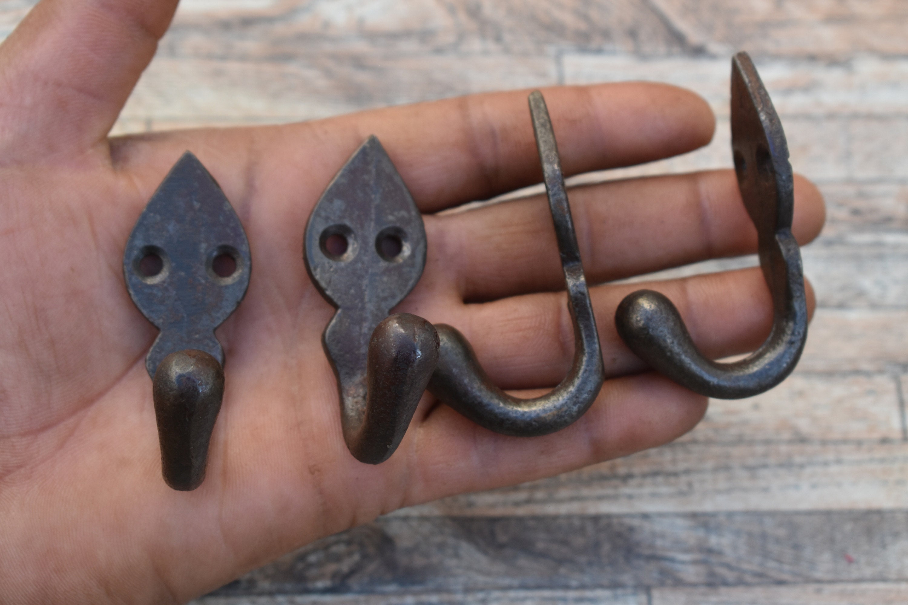 Antico Porta Cappotti IN Ghisa E Legno Restauro Decorazione - Foto 8