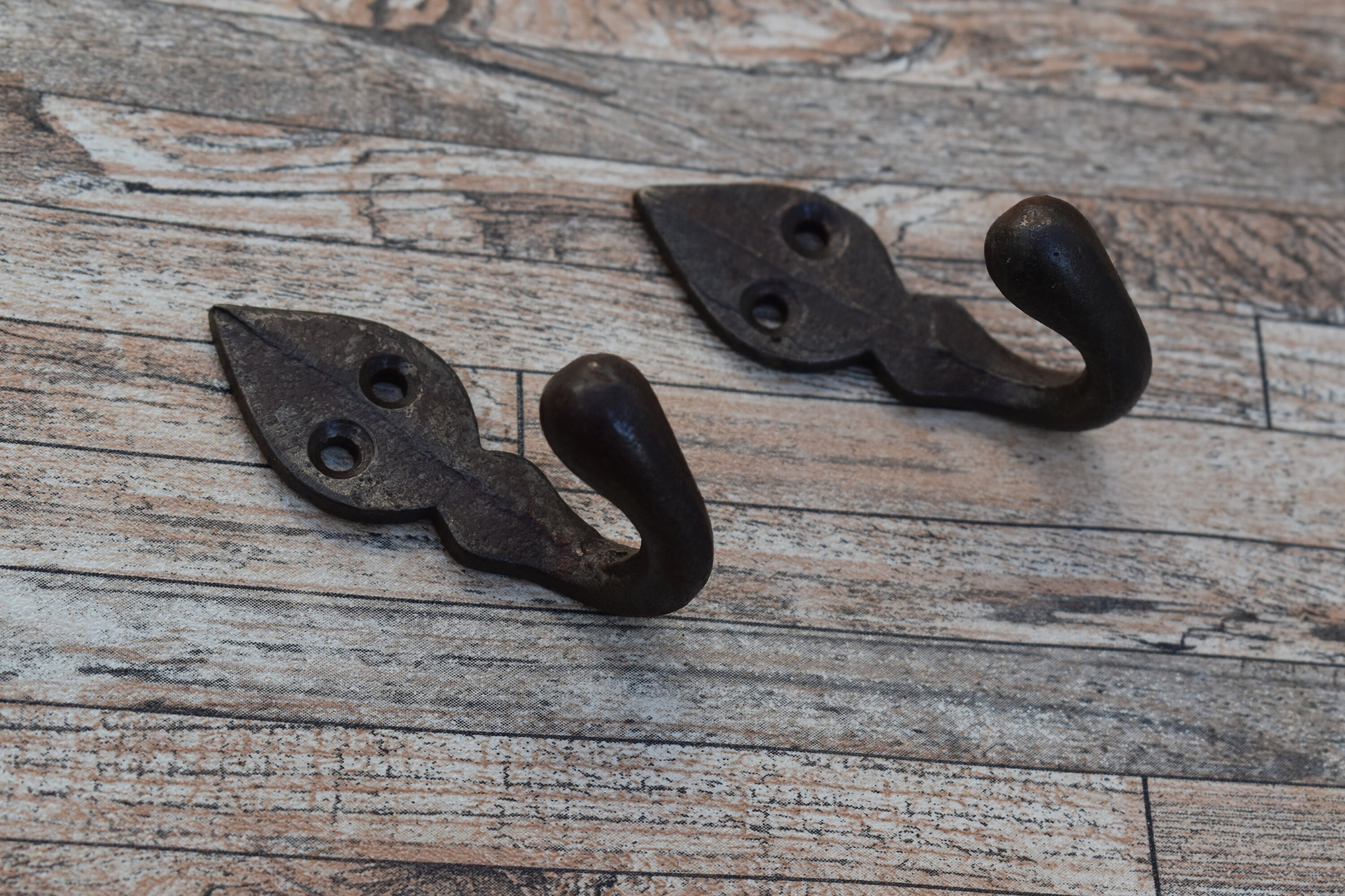 Antico Porta Cappotti IN Ghisa E Legno Restauro Decorazione - Foto 9