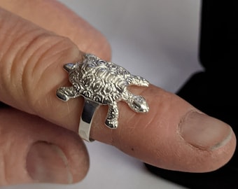 Sterling Silver Turtle ring