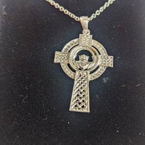 Sterling silver Celtic Cross