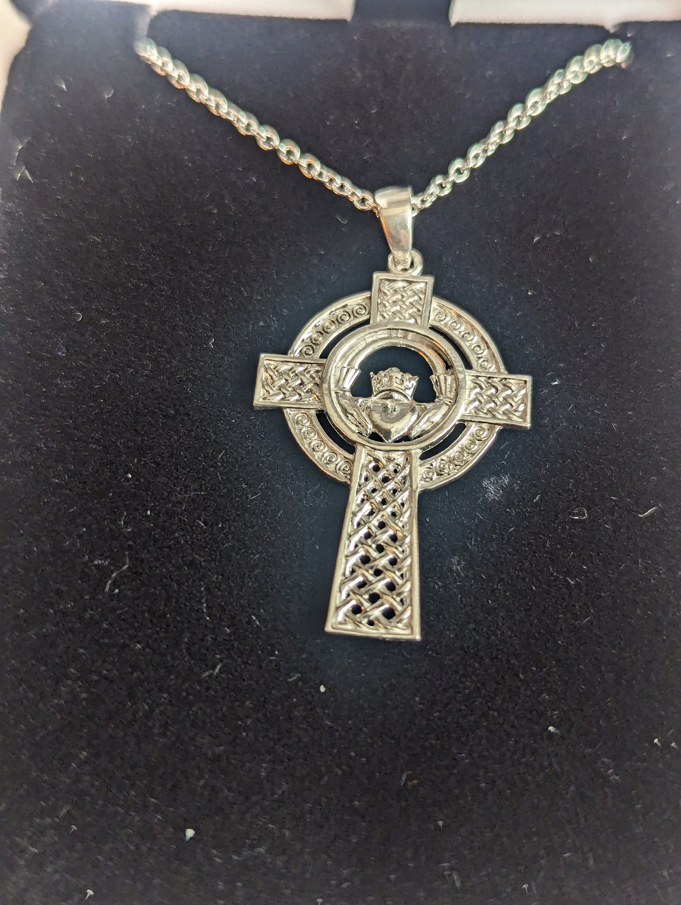 Sterling silver Celtic Cross