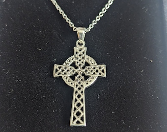 Croix celtique en argent sterling