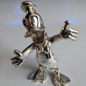 Sterling Silver Donald Duck Likeness