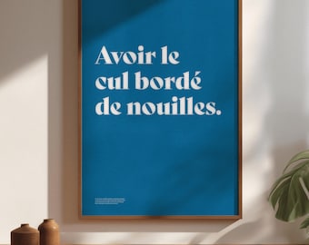 Vintage French Quote Poster | Retro Typography Wall Art for Minimalist Home Decor