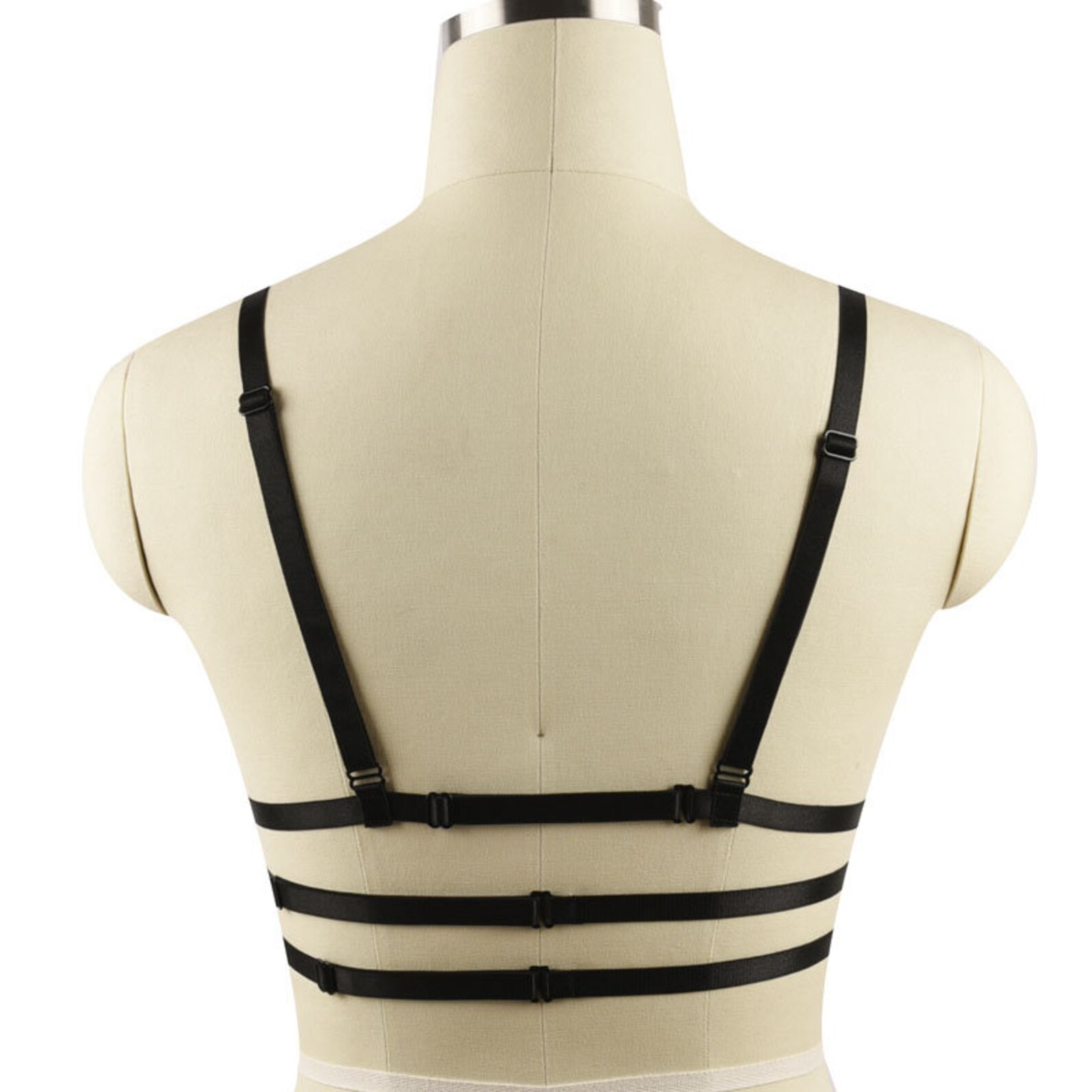 Caged Bra Harness Bra Black Chest Harness Bra Harness Etsy UK