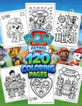120 Rescue Pups Coloring Pages  | Printable PDF for Kids | Chase And Friends Coloring Book | Instant Download | kids coloring books, pages