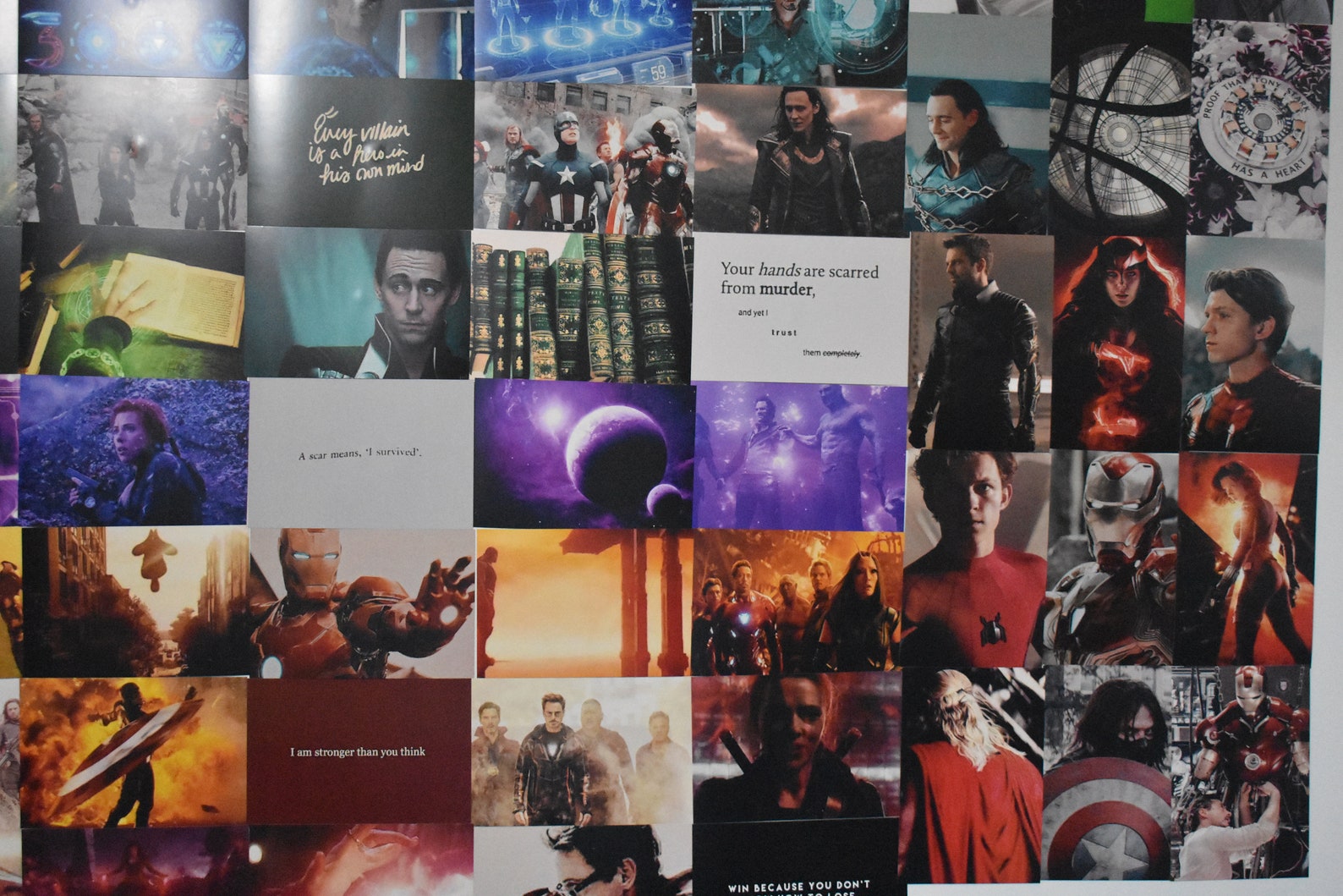 Marvel Aesthetic Photowall large collection Etsy