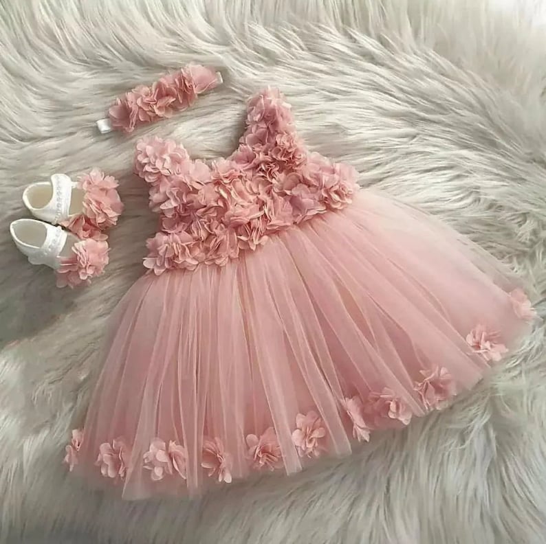 Beautiful Baby birthday wear dresses zdjęcie 1