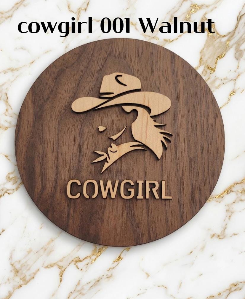 Men, Women Restroom sign American Southwest style real wood, not…